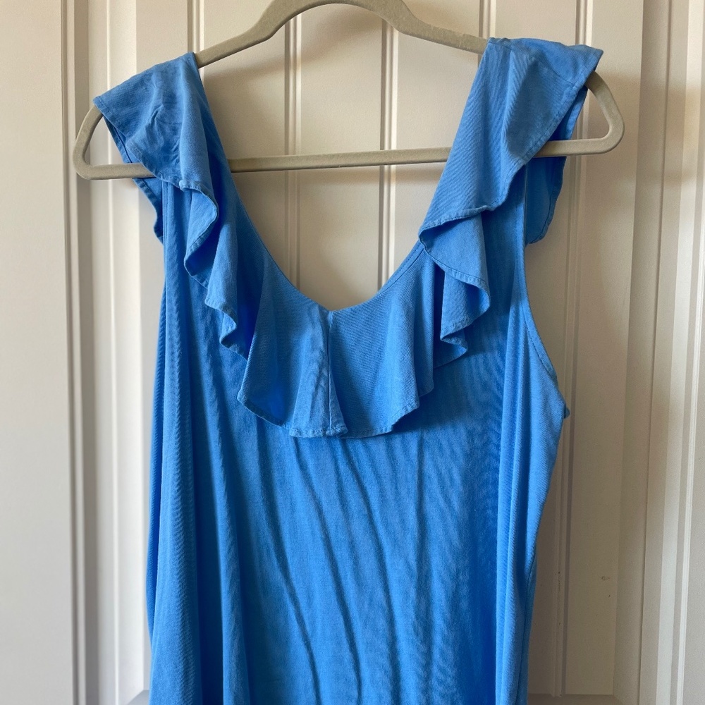 Lilly Pulitzer Alessa Top Blue Thistle